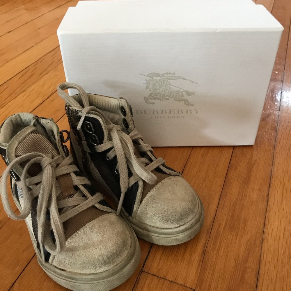 Burberry Kid’s High Top Shoes